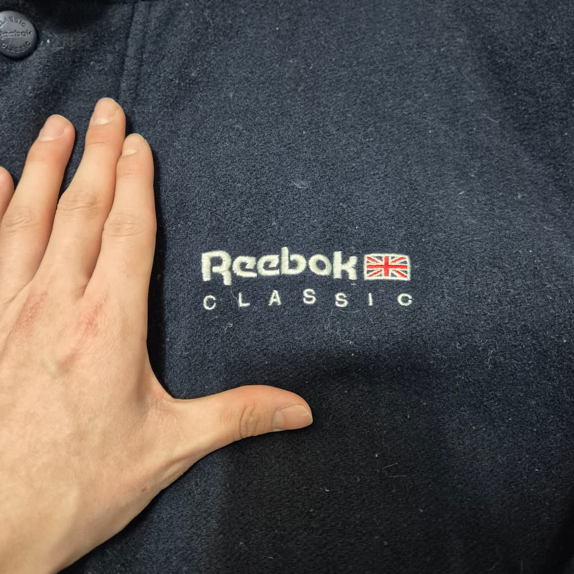 리복 클래식 올드스쿨 헤비 바시티자켓 XL(105) 상품이미지4