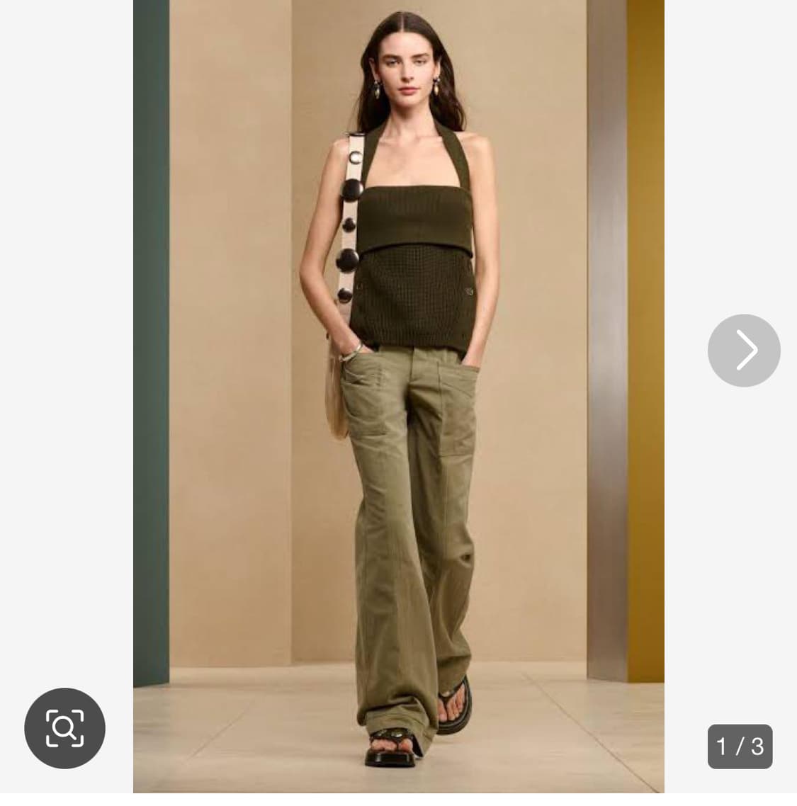 Zara 버튼 니트 탑 상품이미지3
