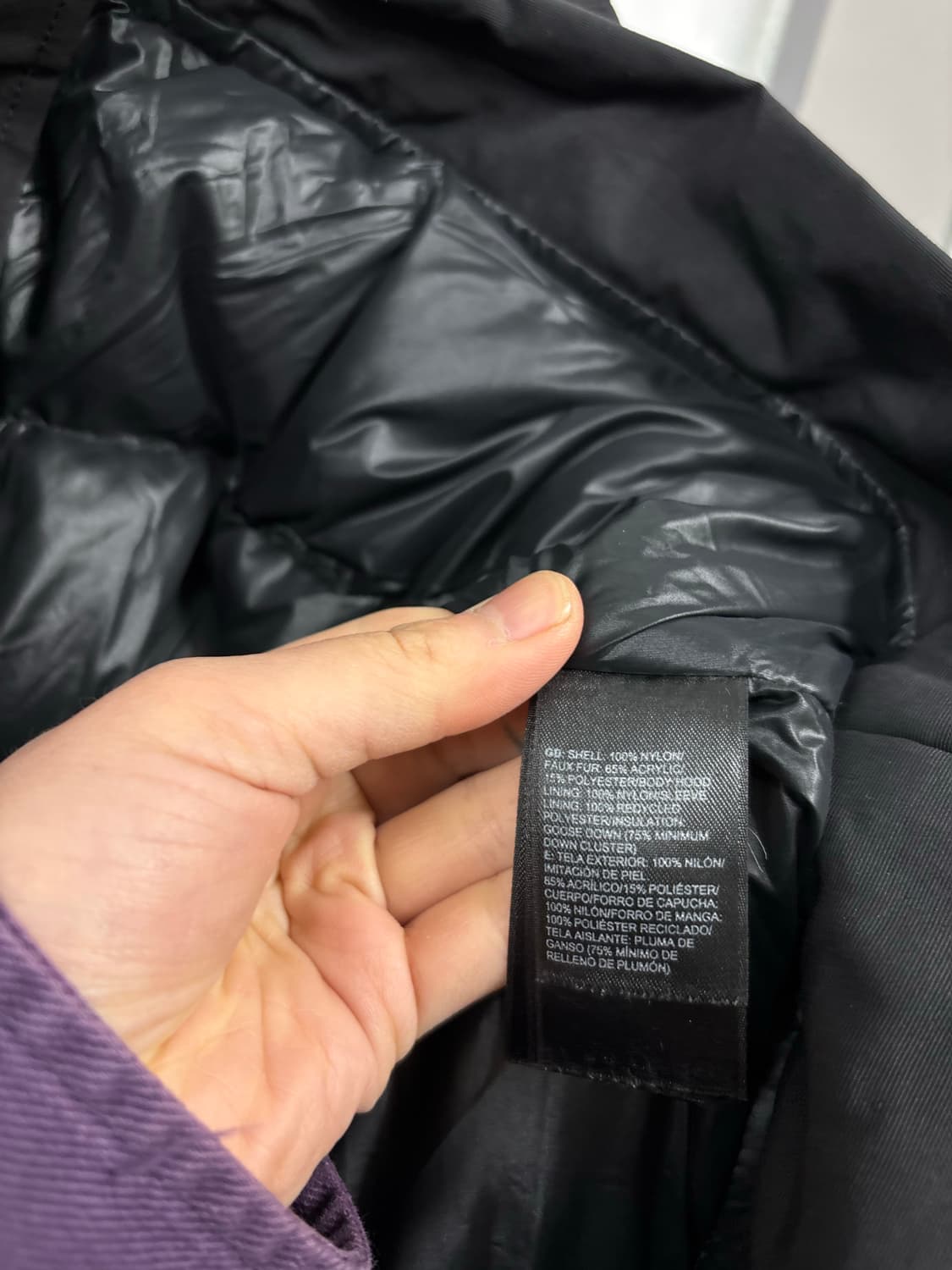 노스페이스 구스 다운패딩 상품이미지7