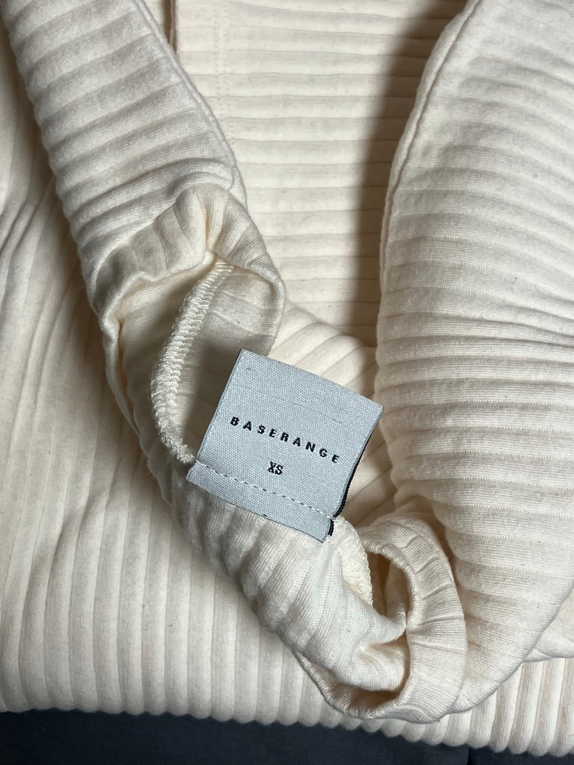 베이스레인지 shaw 반팔 xs(shaw organic cotton) 상품이미지4