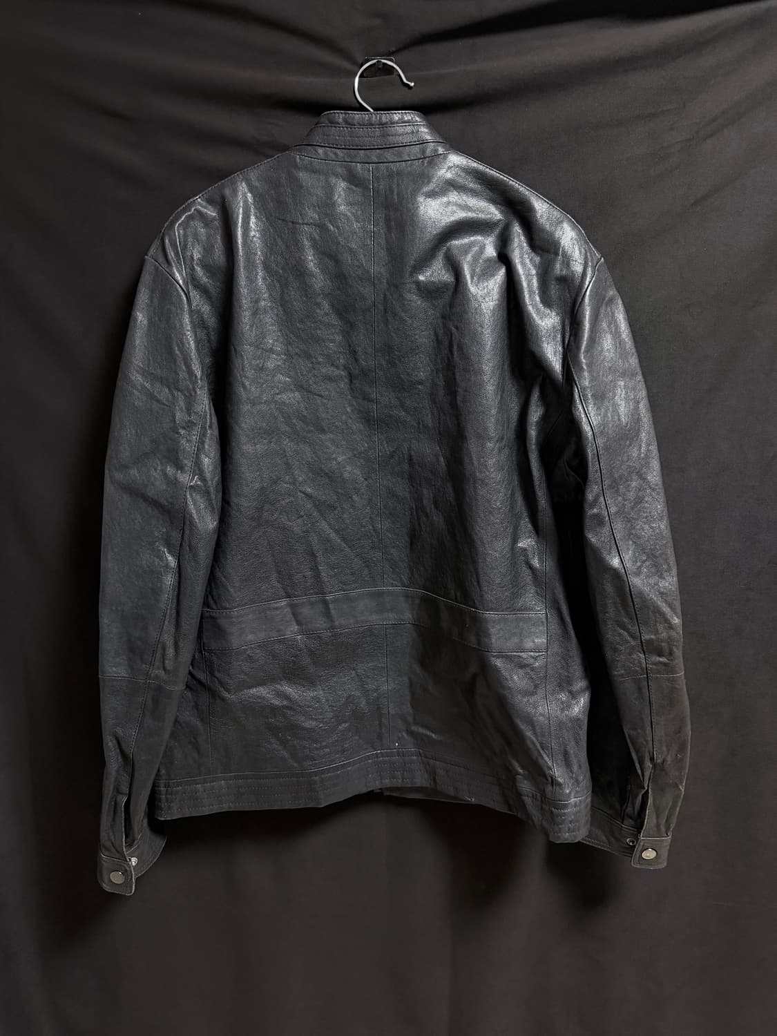 Black leather jacket 상품이미지5