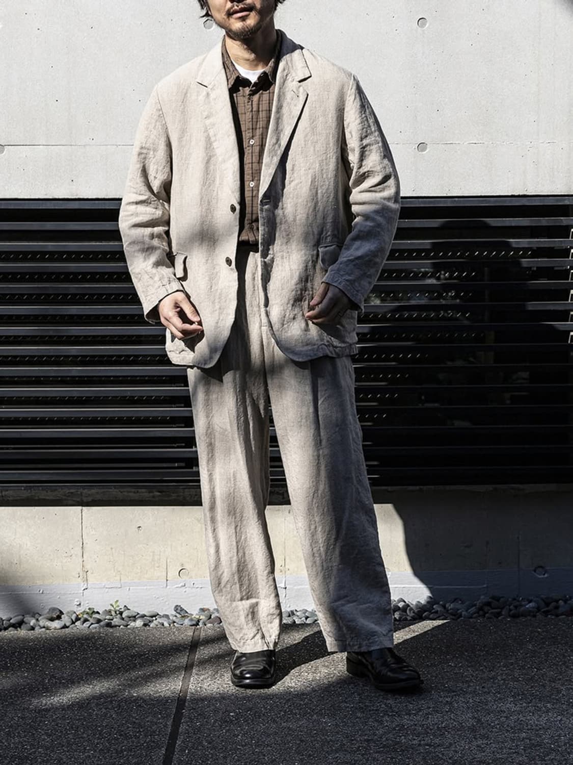 네스트로브컨팩트 인터라이닝 린넨 자켓 상품이미지3