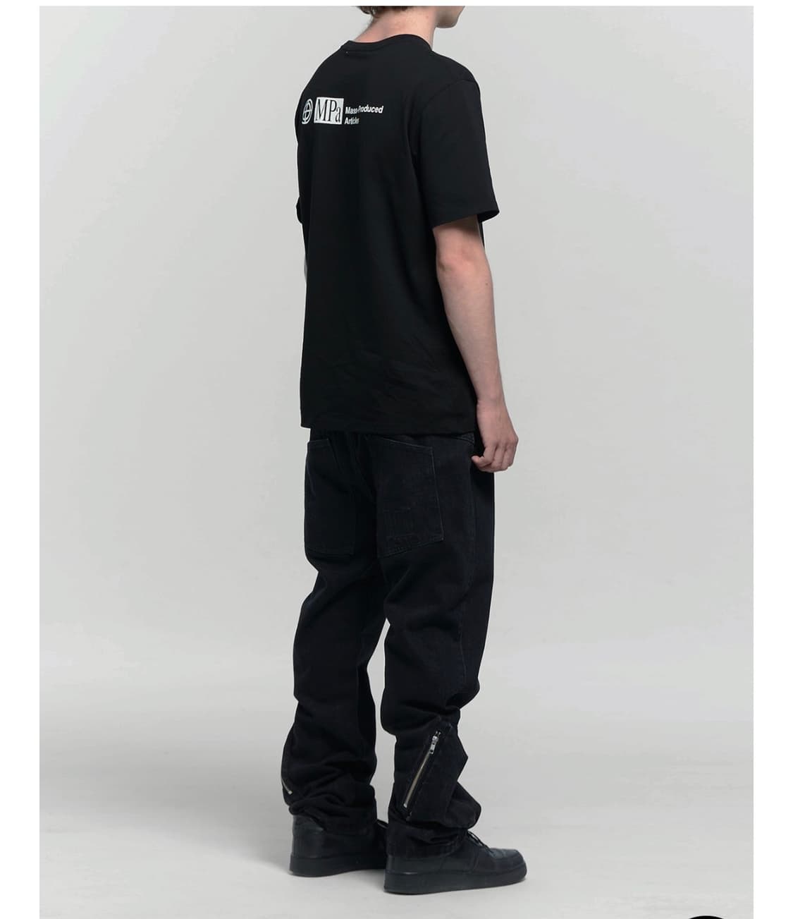 플라스틱프로덕트 mpa 앵클 카고 팬츠 블랙 상품이미지1