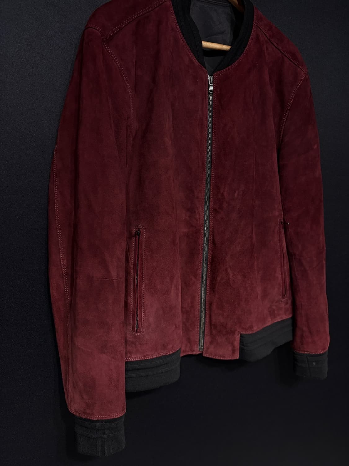 솔리드옴므 스웨이드 가죽 자켓  상품이미지3