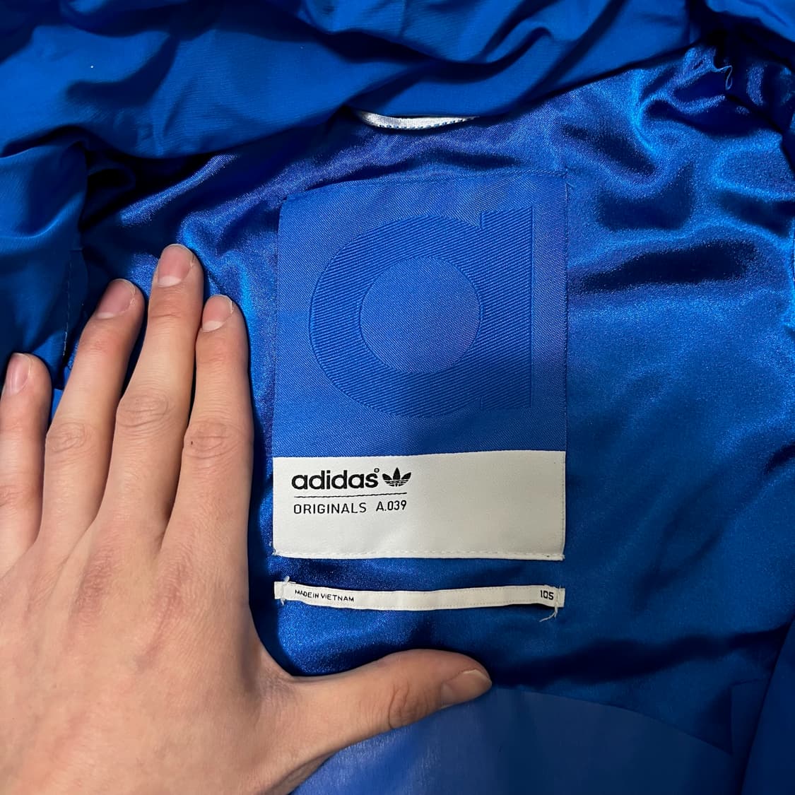 아디다스 오리지널 남성 후드 경량패딩 XL/105  상품이미지5