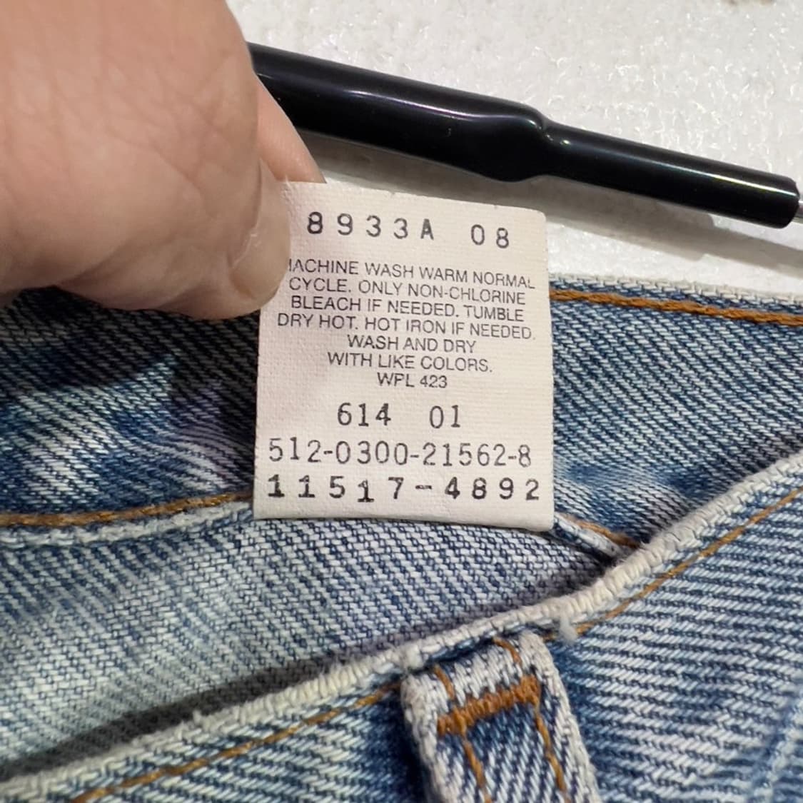 리바이스 517 데님 핫팬츠 상품이미지7