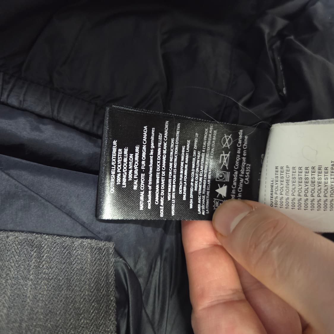 노비스 남성 베리 패딩 S 차콜 그레이(100~105) 상품이미지6