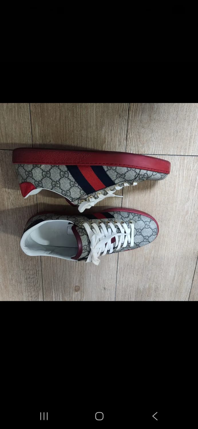 정품 구찌  에이스 GG 슈프림 레드260 상품이미지3