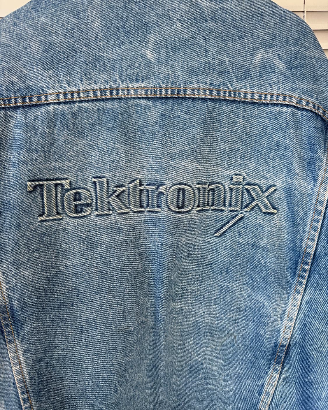 Tektronix vintage USA made denim trucker 상품이미지8