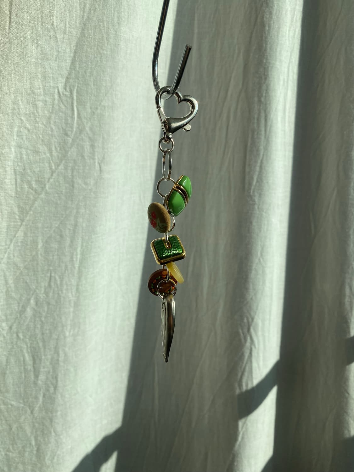 vintage button keyring_green 상품이미지4