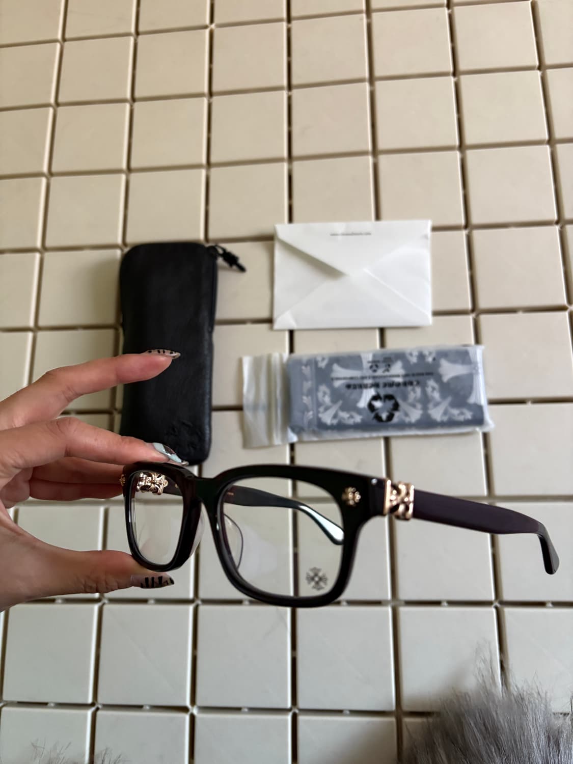 크롬히츠 안경 (블랙) 상품이미지8