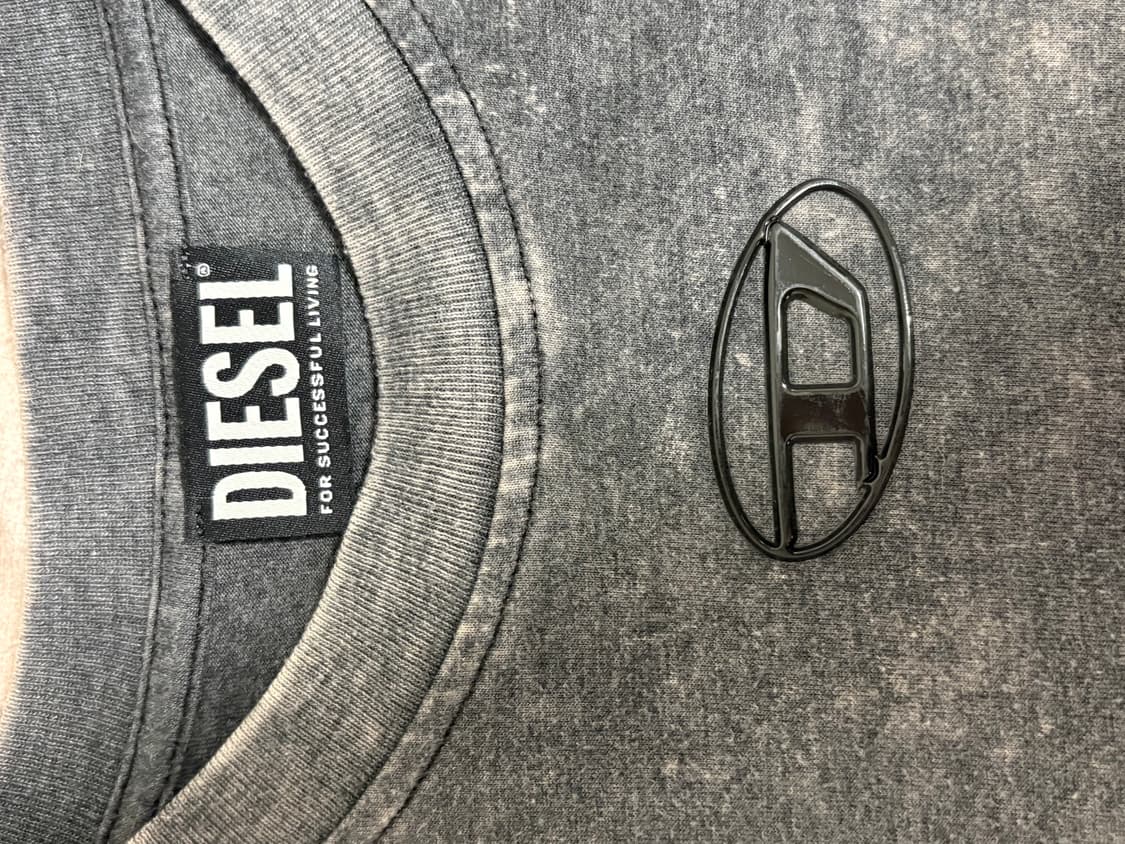 (m) 디젤 티셔츠 그레이 상품이미지2