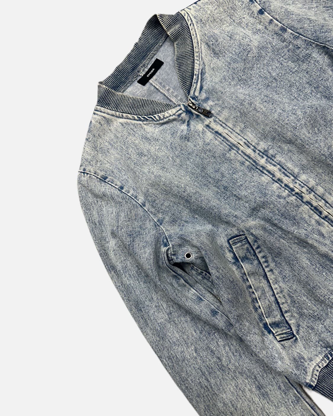 EMODA washed denim crop jacket 상품이미지3