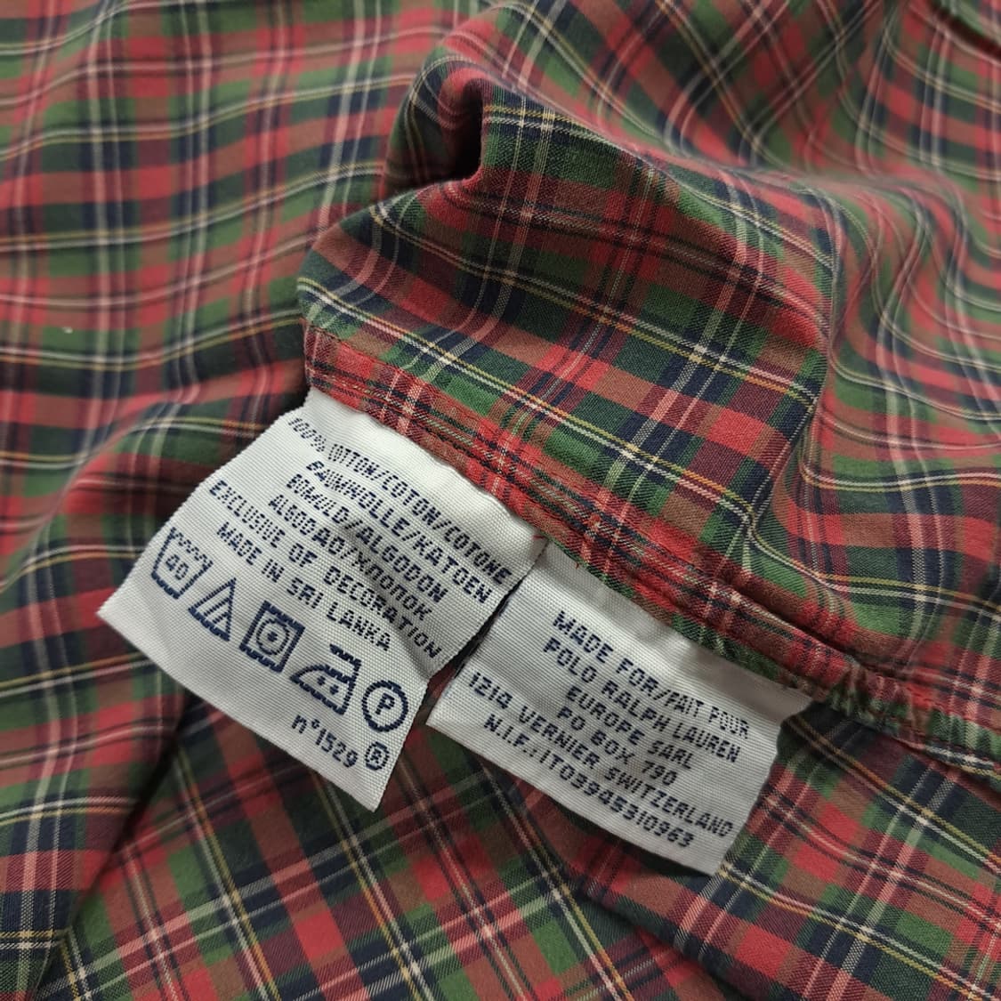 Co800 2XL 폴로 랄프로렌 크리스마스 타탄체크 긴팔 셔츠 남방 상품이미지6