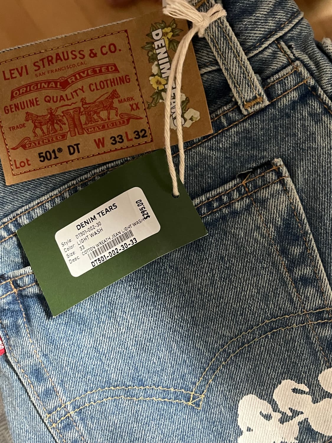Denimtears the cotton wreath jeans light 상품이미지1