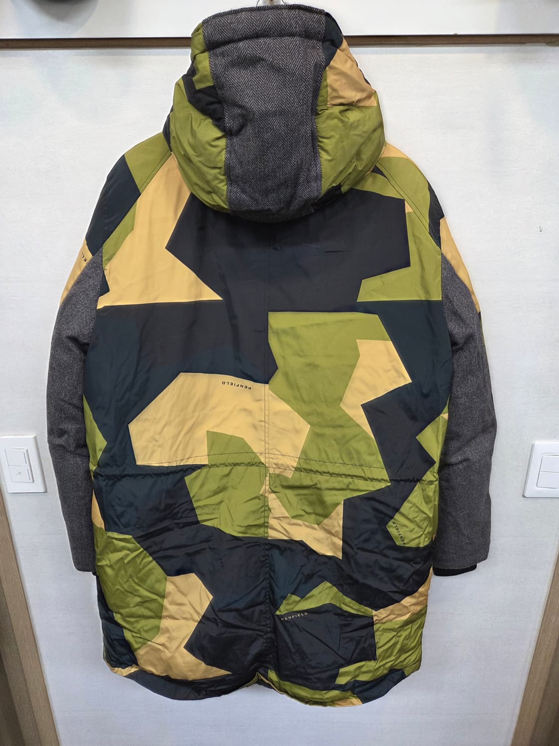 펜필드 멀티로고 카모패턴 울 믹스 파카 패딩 xl 상품이미지2