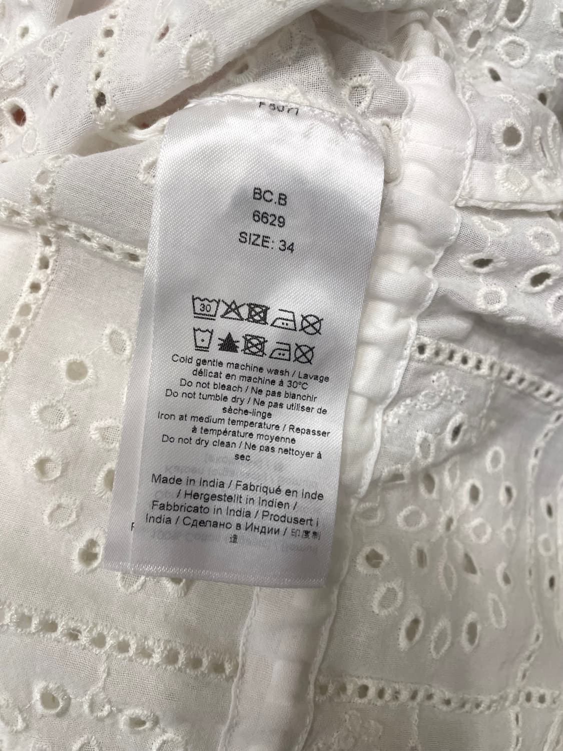 가니 Broderie Anglaise Cropped Top 55~66 상품이미지6