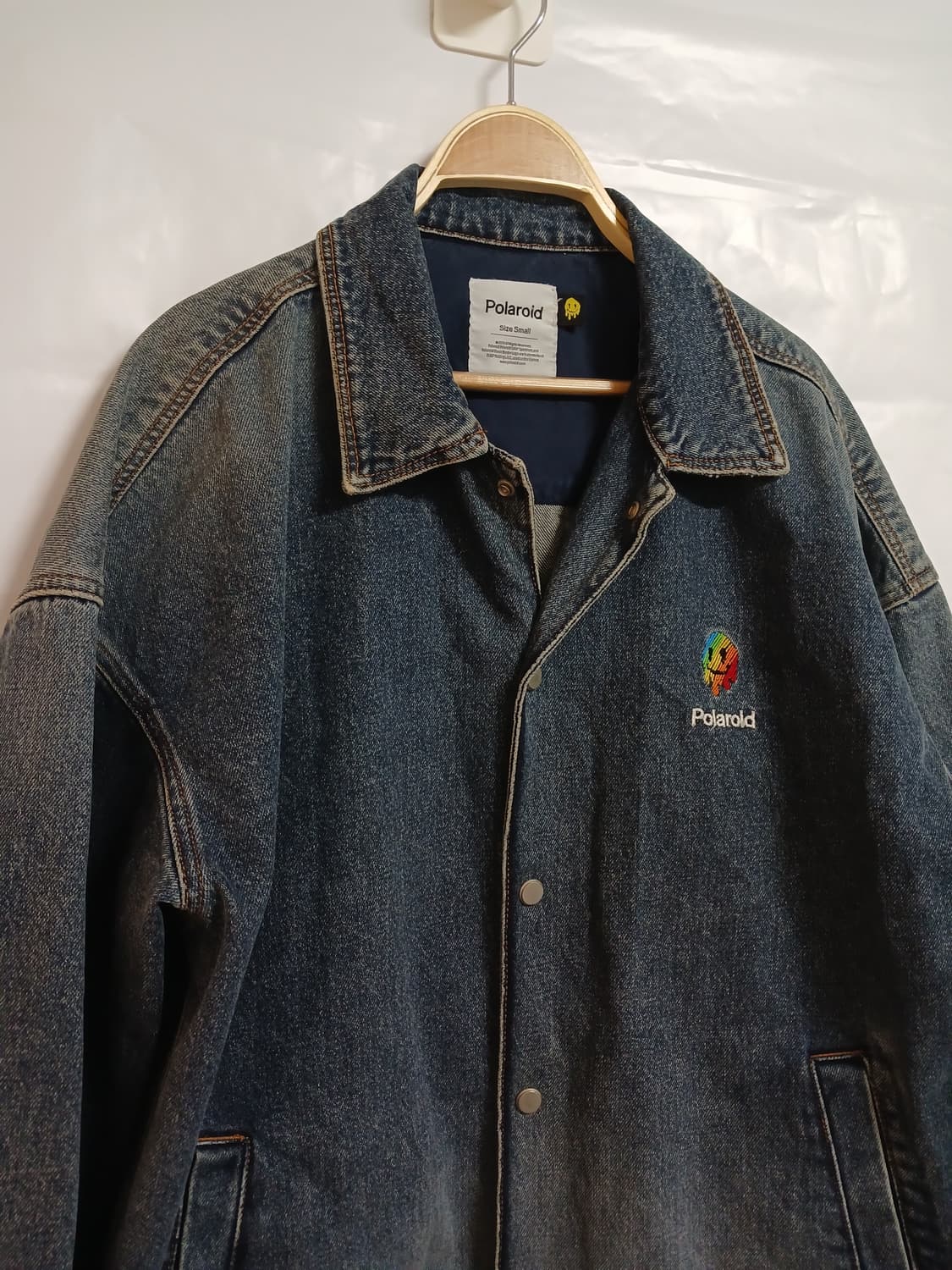 (S,95)폴라로이드 오버핏 데님청자켓 상품이미지2