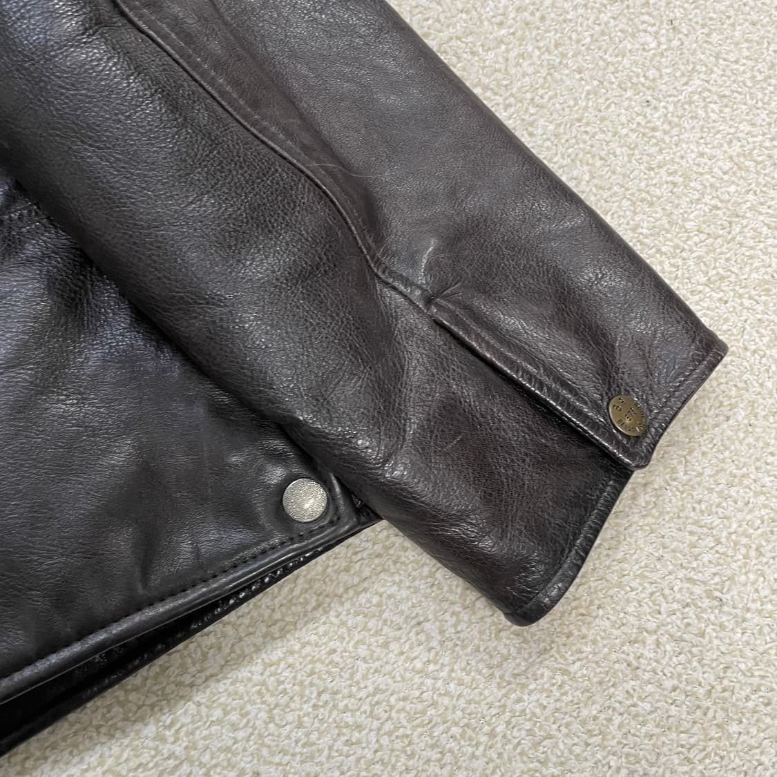 바나나리퍼블릭 레더 가죽 자켓 다크브라운 상품이미지3