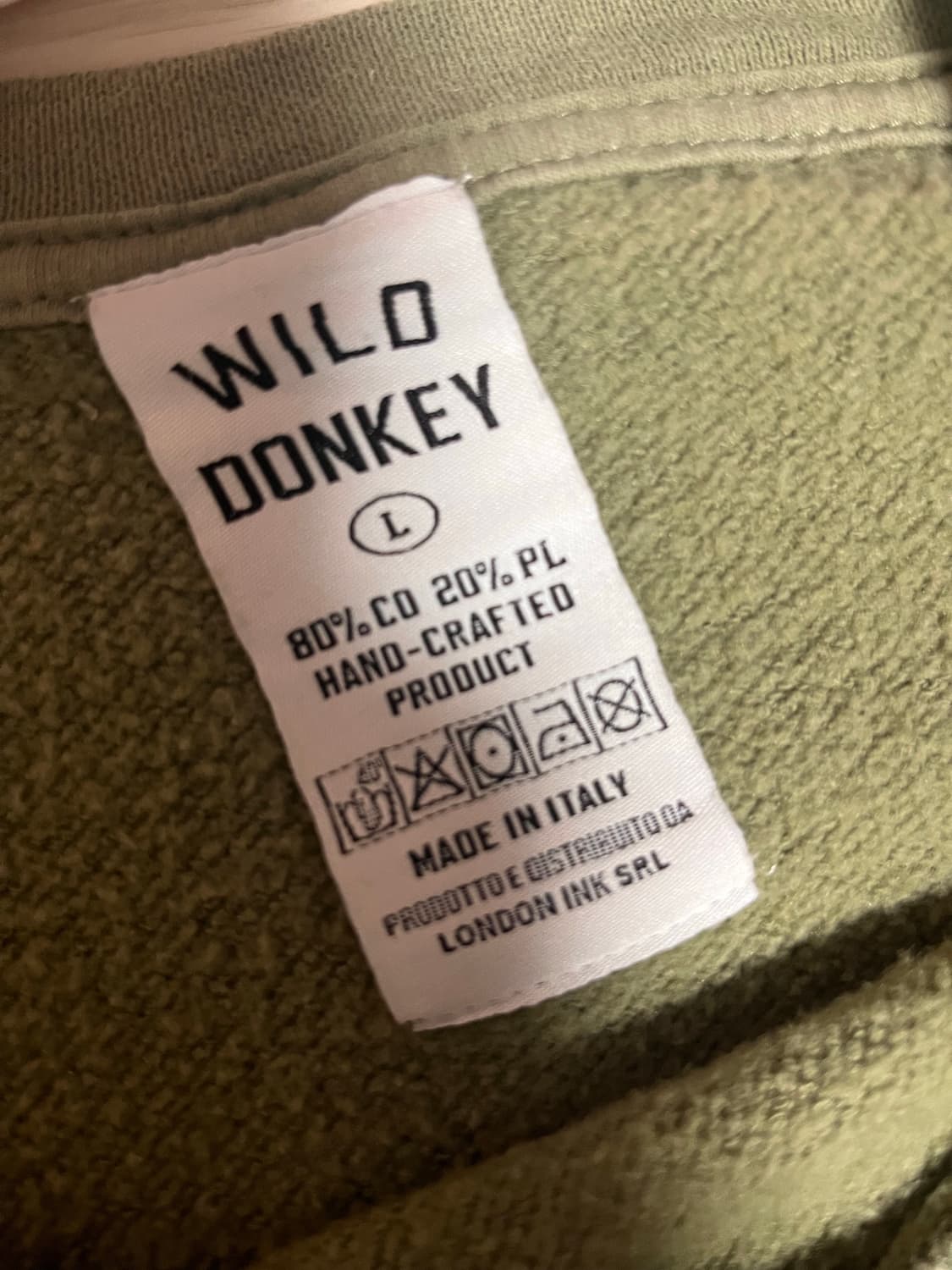 와일드동키 맨투맨L 상품이미지3