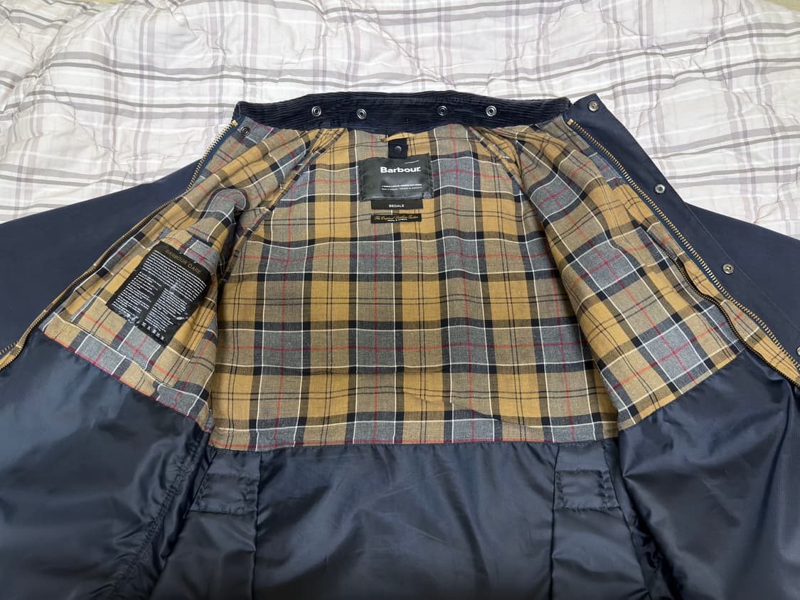 [38] 바버 비데일 왁스자켓(네이비) 상품이미지4