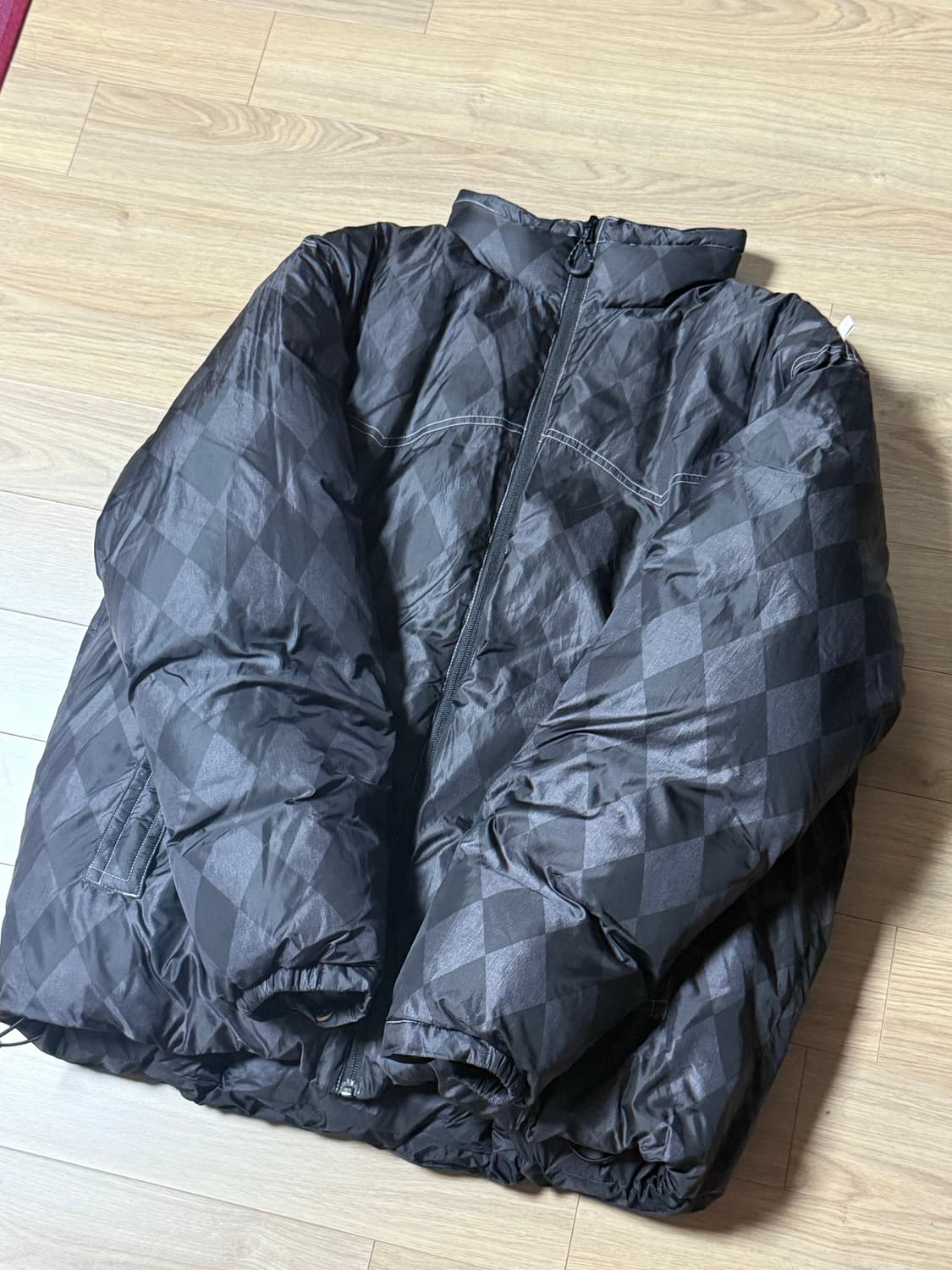 페치X트루릴리젼 구스 다운 자켓 블랙 XL 상품이미지2