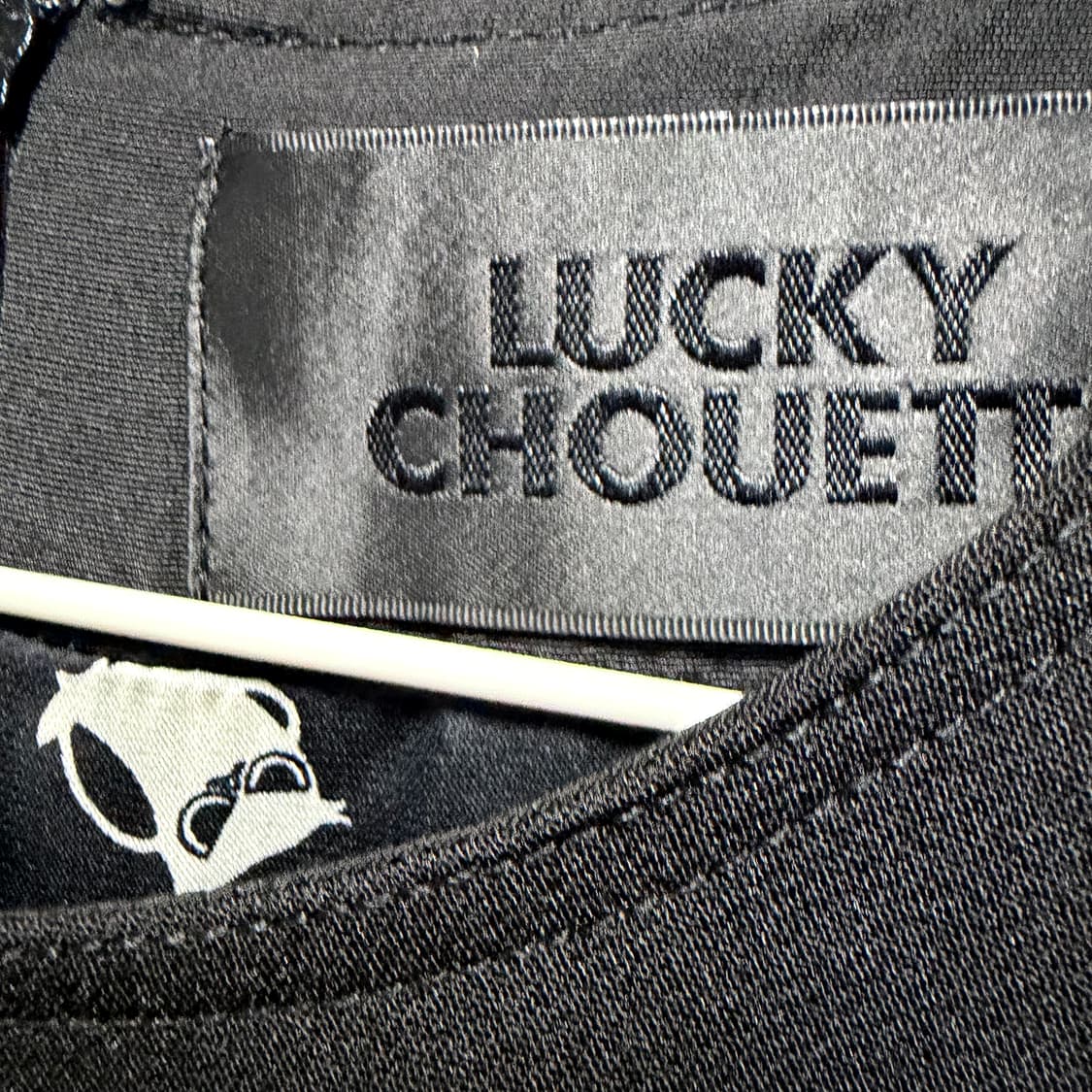 LUCKY CHOUETTE 럭키슈에뜨 블랙 반팔 원피스 36 상품이미지4