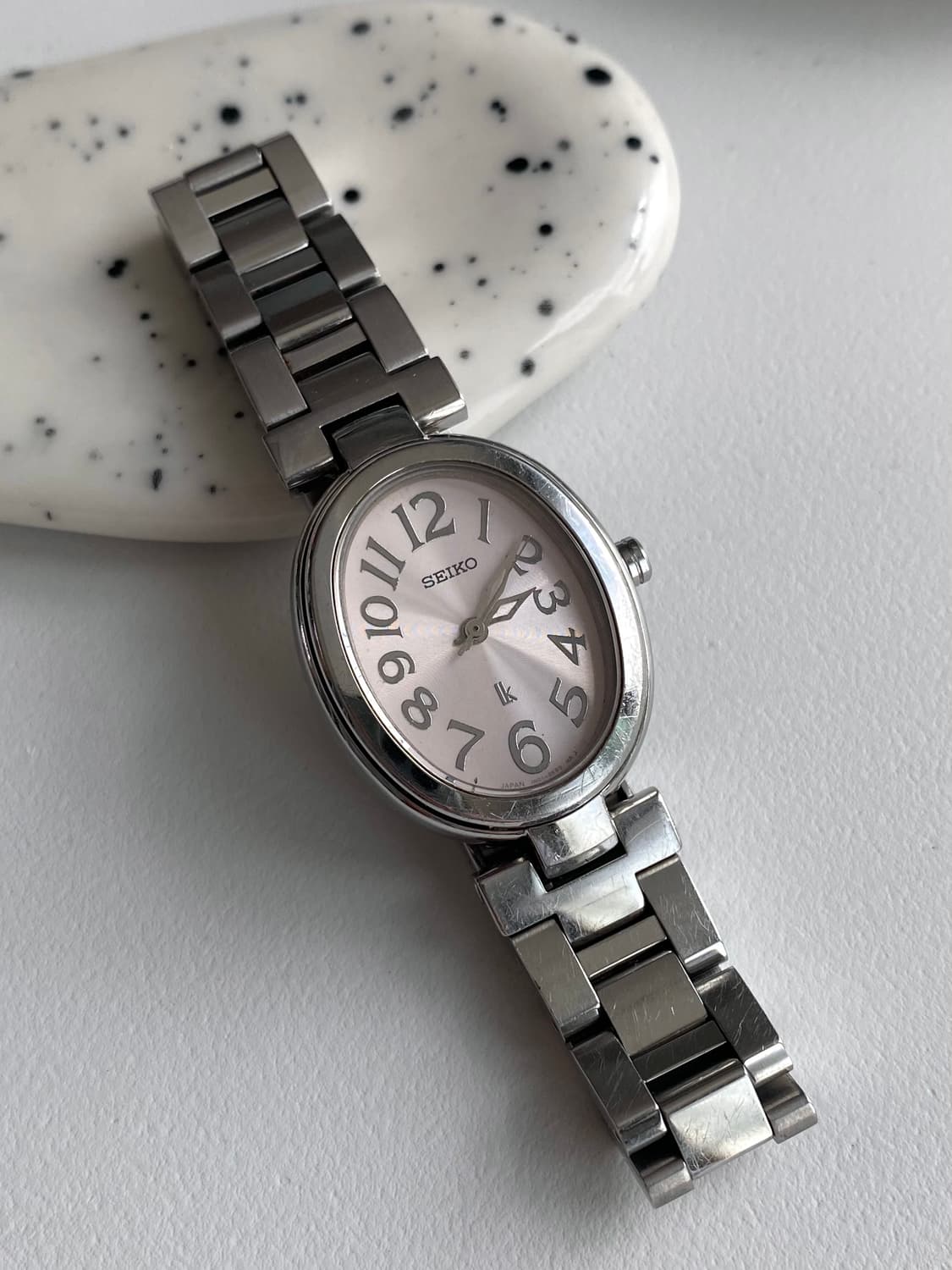 Seiko 세이코 lk 루키아 오벌 쿼츠 핑크 레이디스 상품이미지1