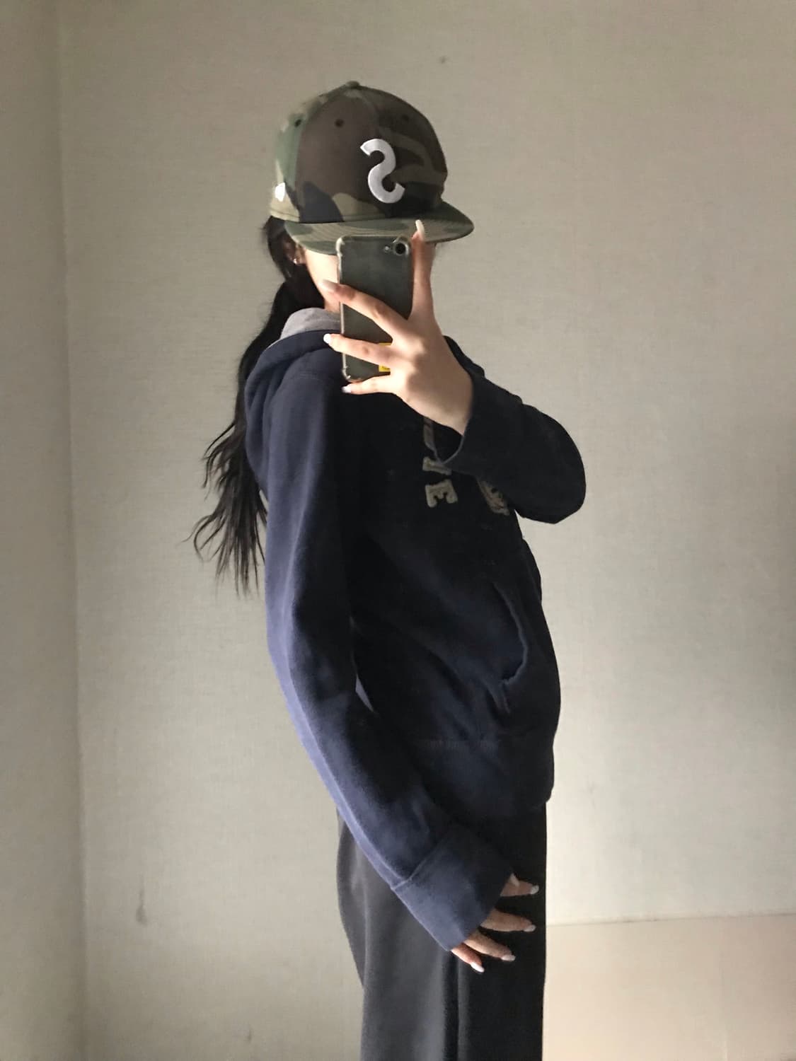 아베크롬비 네이비 후디 상품이미지2