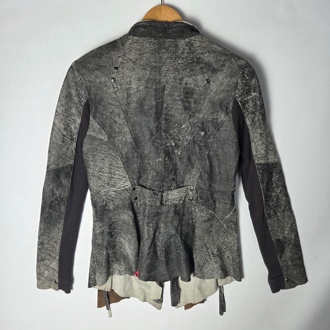 [VTG] 빈티지 오리엔탈 플라워 믹스 레더 자켓 상품이미지2