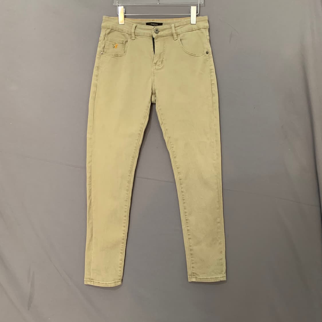 29인치 빠니깔레 이태리 레귤러 슬림핏 베이지 데님 청바지 상품이미지2
