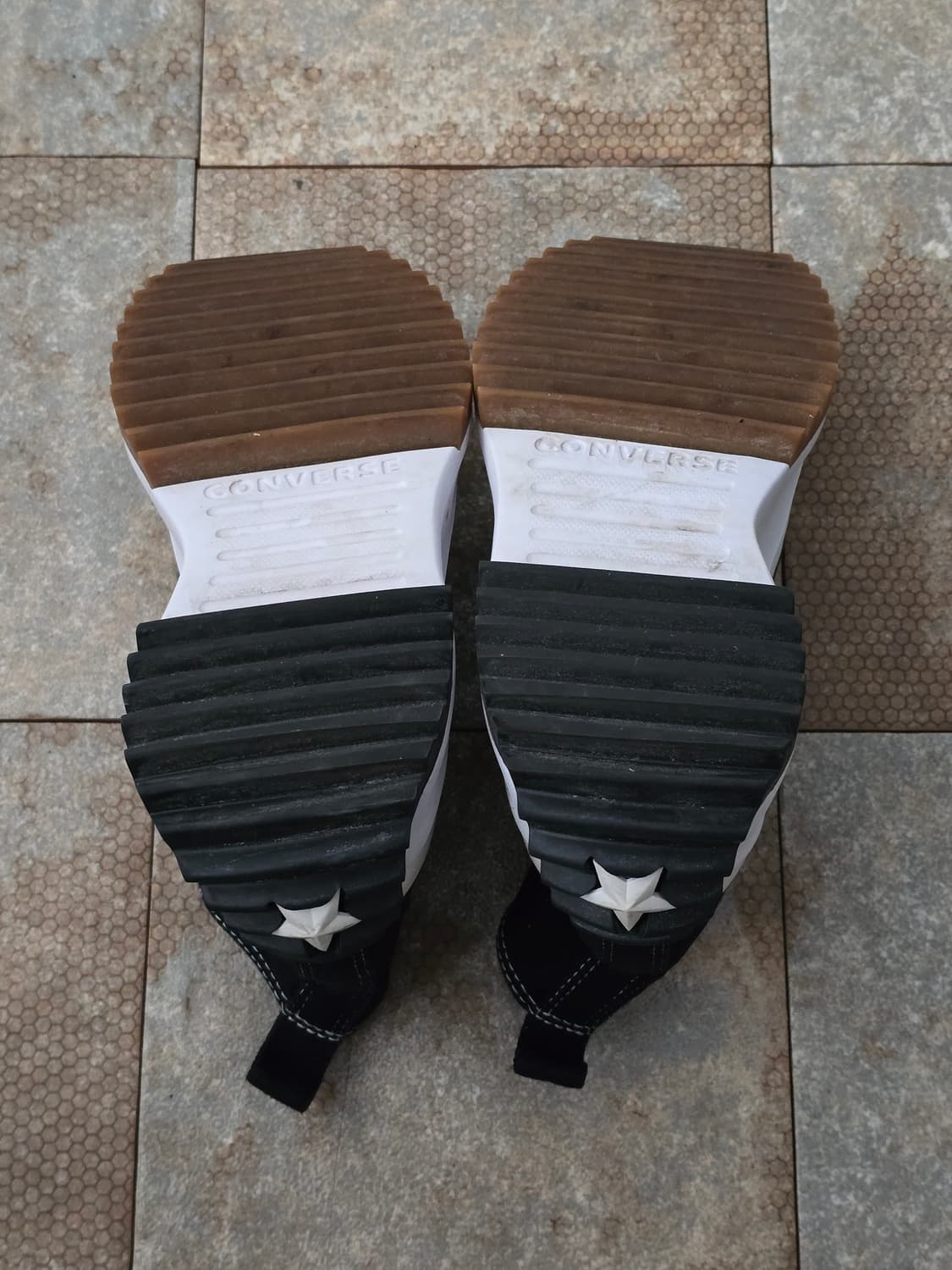 (225)컨버스 런스타 하이크 하이 검흰  상품이미지9