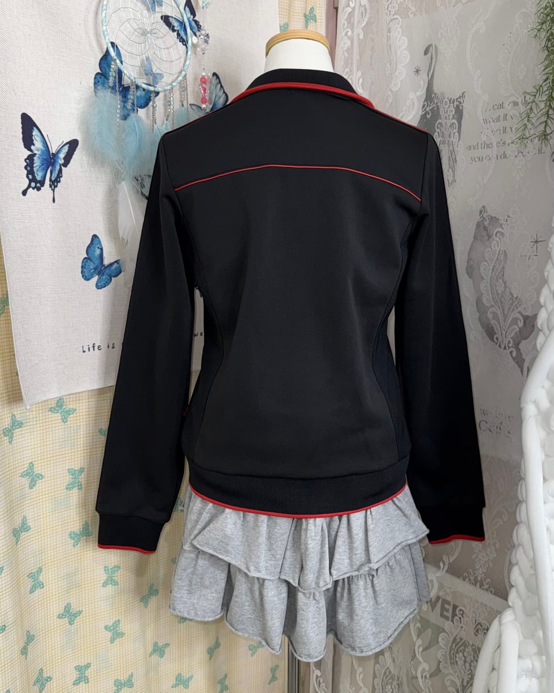 휠라 블랙 & 레드 져지 상품이미지7