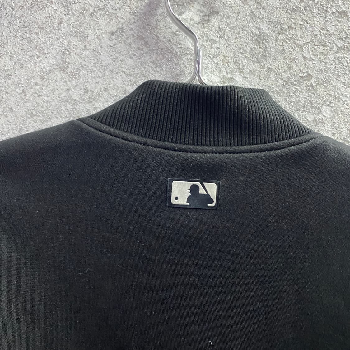 MLB 뉴욕 양키스 레더 배색 바시티 자켓 상품이미지4