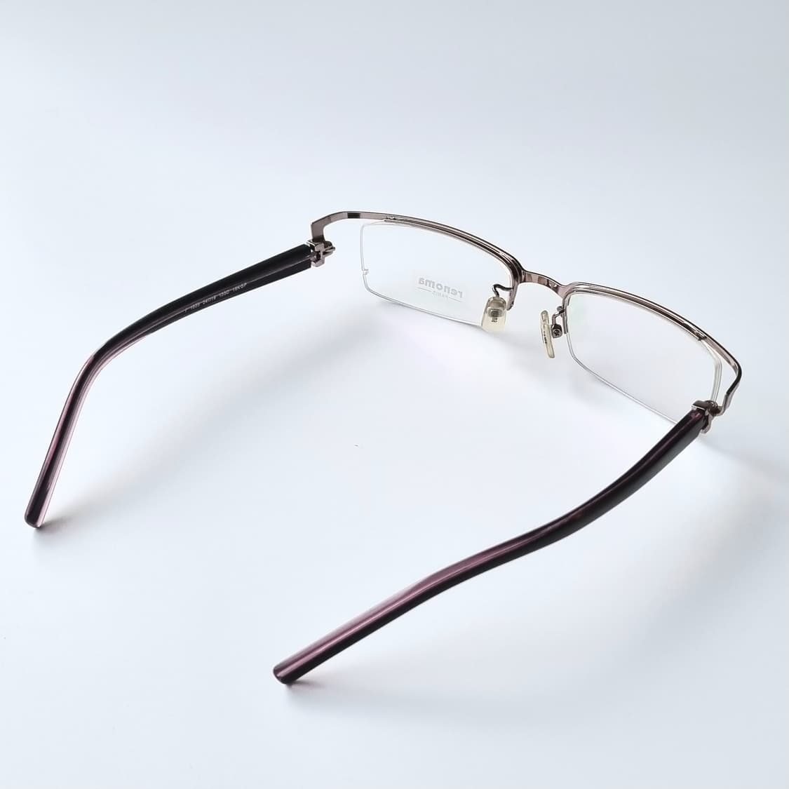 데드스탁 긱시크 사각 반무테 콤비 안경테 604 상품이미지5