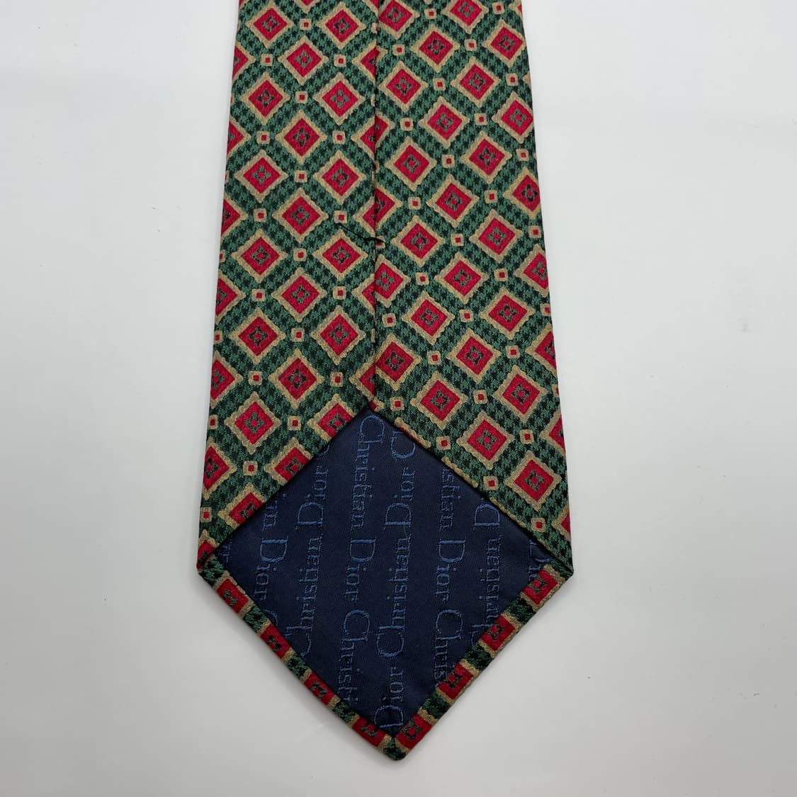 728) (Christian DIOR) 크리스찬 디올 패턴 넥타이 상품이미지4