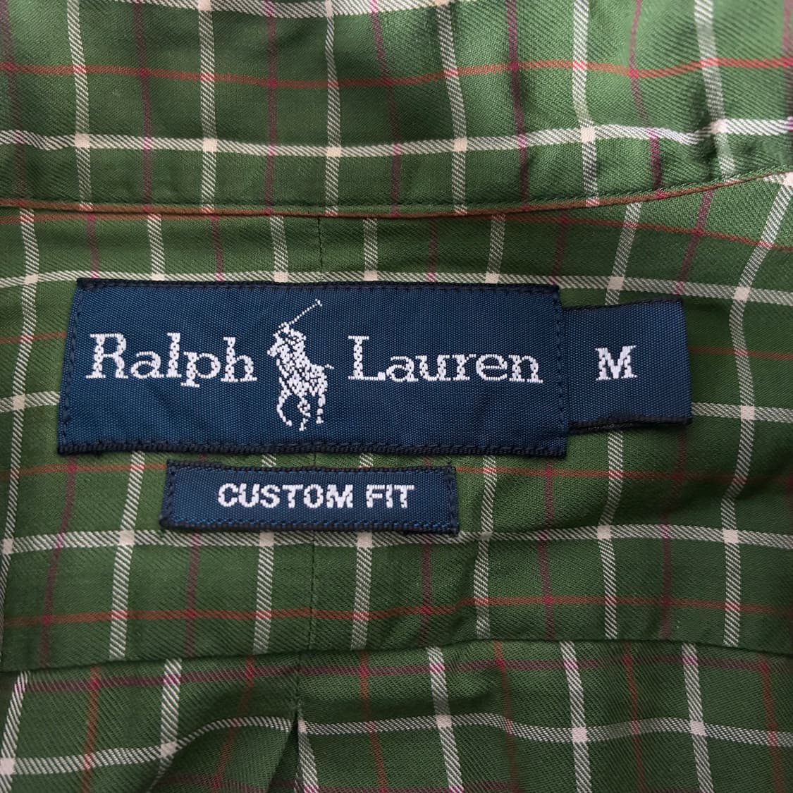 Polo  폴로 랄프로렌 자수 코튼 그린 체크셔츠 상품이미지4