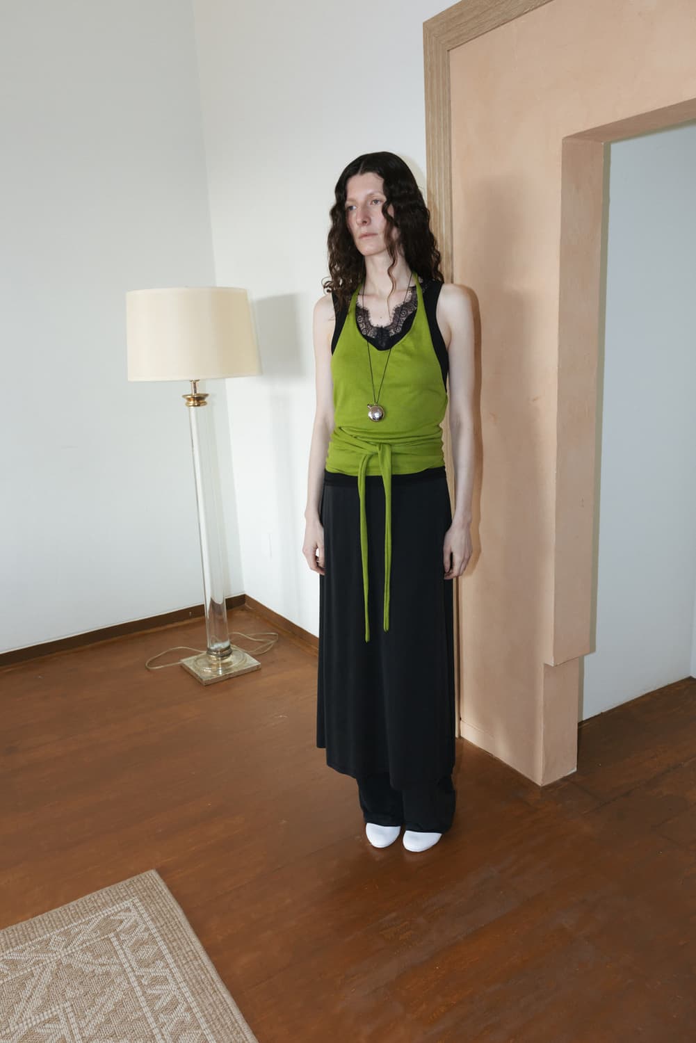 모노하 저지 레이어드 팬츠 챠콜 Jersey Layered Pants 상품이미지4