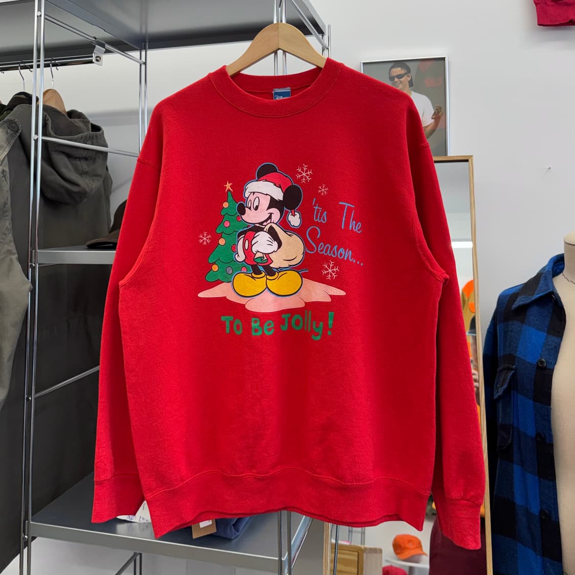 90s 디즈니 미키마우스 스웻셔츠 맨투맨 (L)  상품이미지2