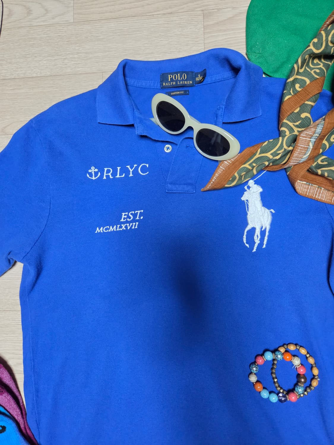 (여성용 )POLO RALPH LAUREN 카라티 반팔 티셔츠  상품이미지4
