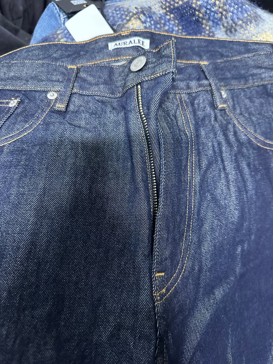 Auralee hard twist denim 5P pants 36 상품이미지3