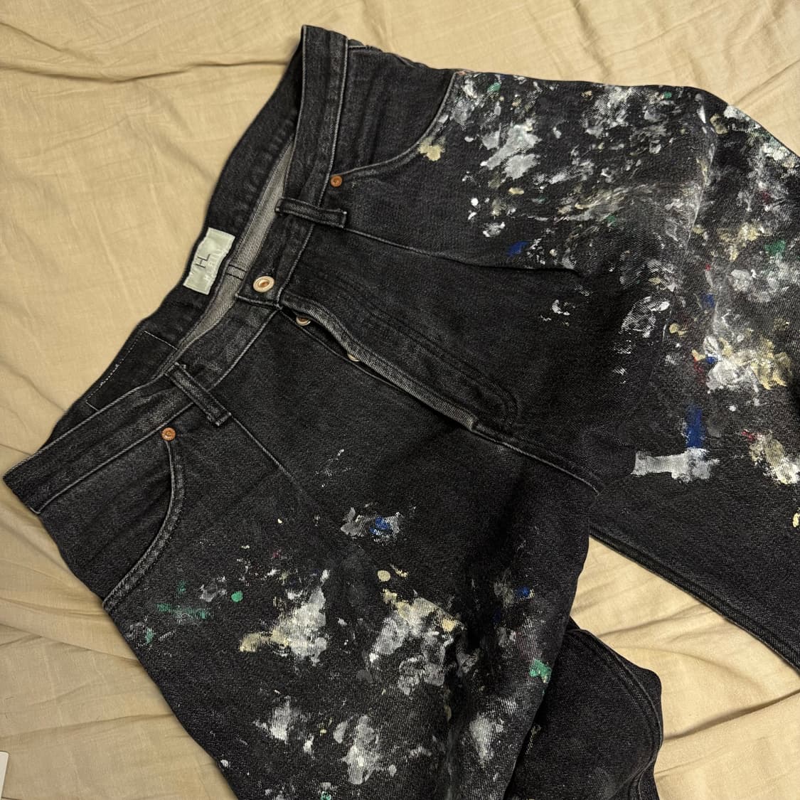 [3]헤릴 HL 데님 스플래쉬 4PK 블랙빈티지 상품이미지2