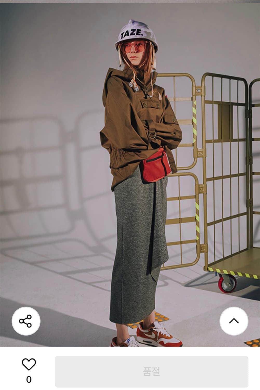 [TAZE.] 타제 코튼  아노락 후드 상품이미지4