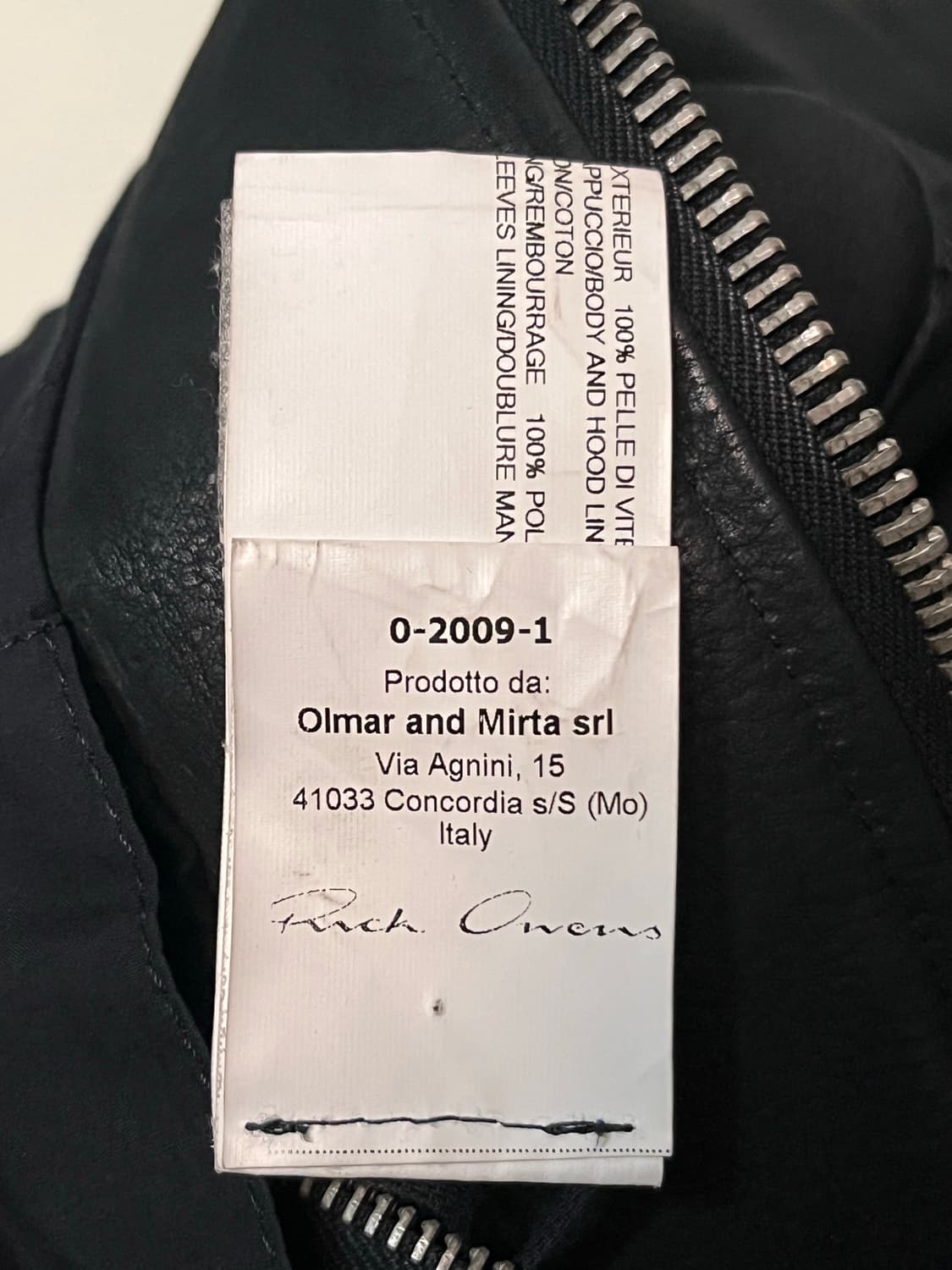 Rick Owens 레더자켓 상품이미지7