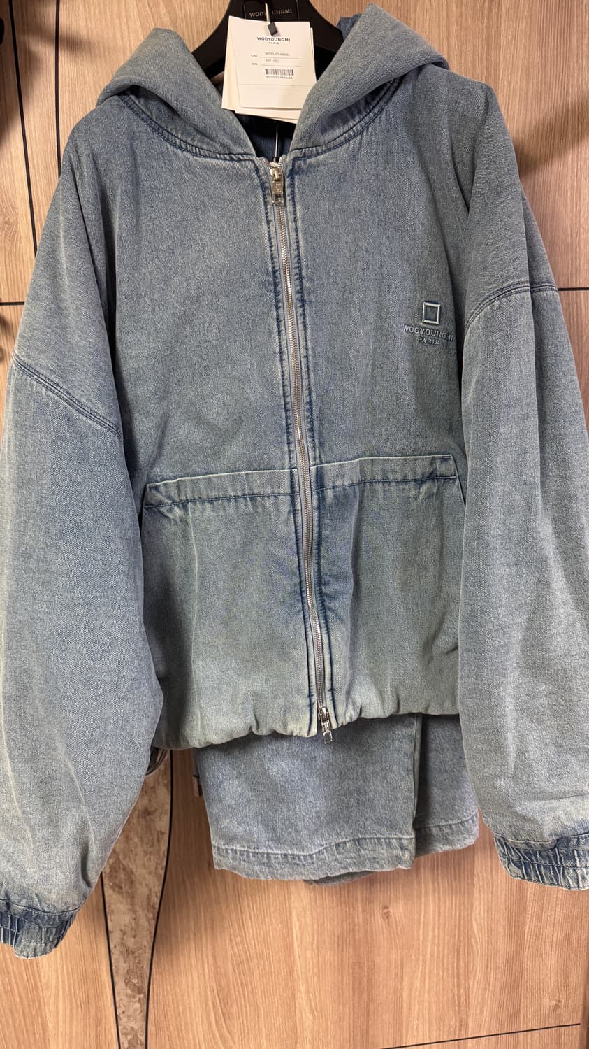 우영미/23fw 데님 패디드 후드/50 상품이미지4