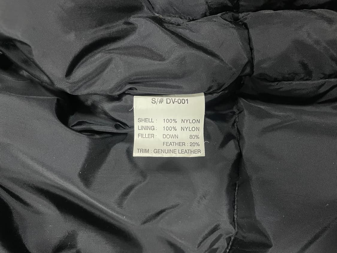 95~100) 80s HbarC 페더베드 다운베스트(민트급)RRL&LVC 상품이미지4