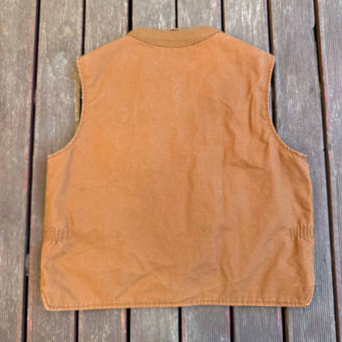 빈티지 양털 워크 베스트 브라운 상품이미지3