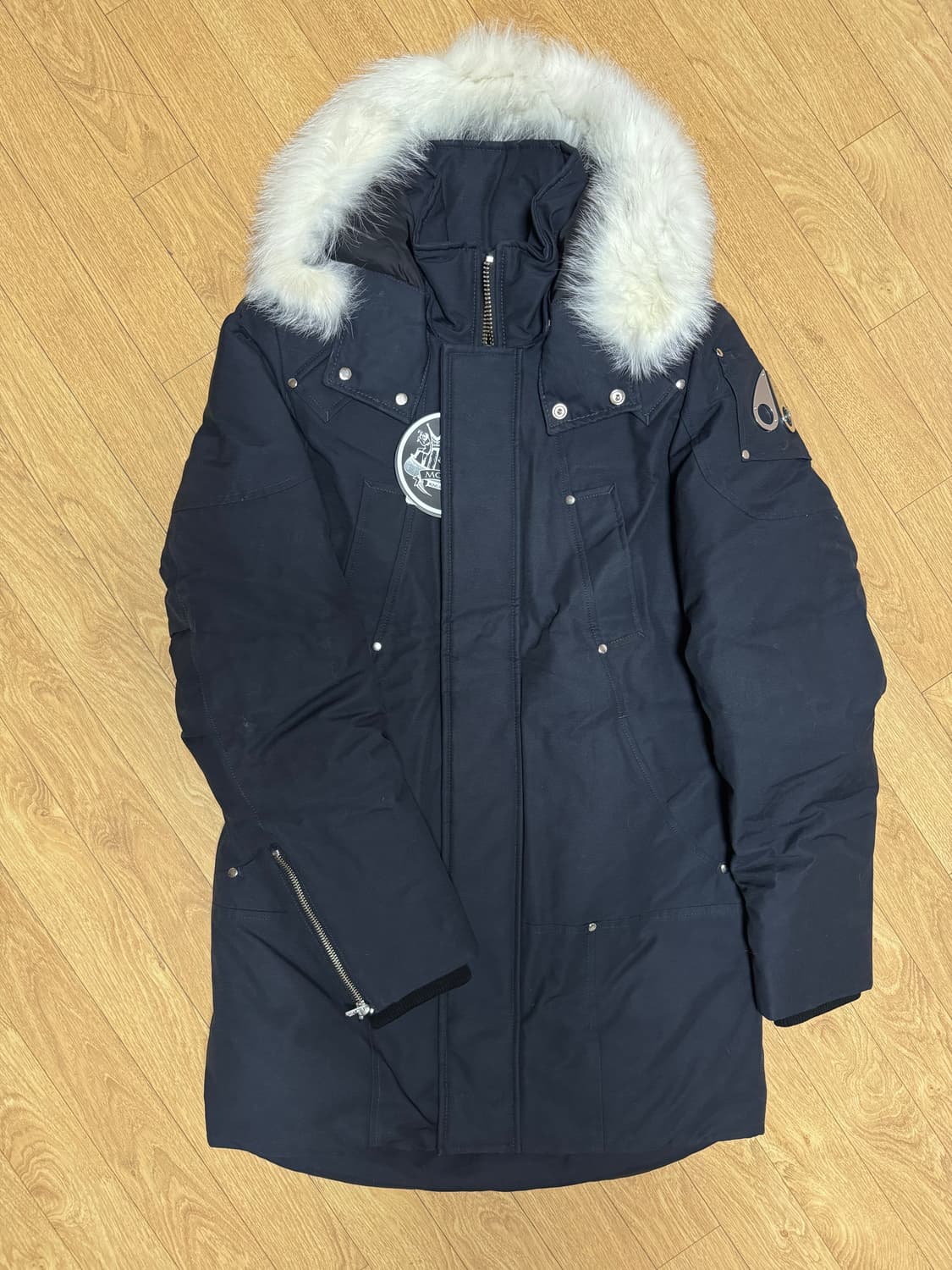 무스너클 스틸링 패딩 네이비 새제품 상품이미지1