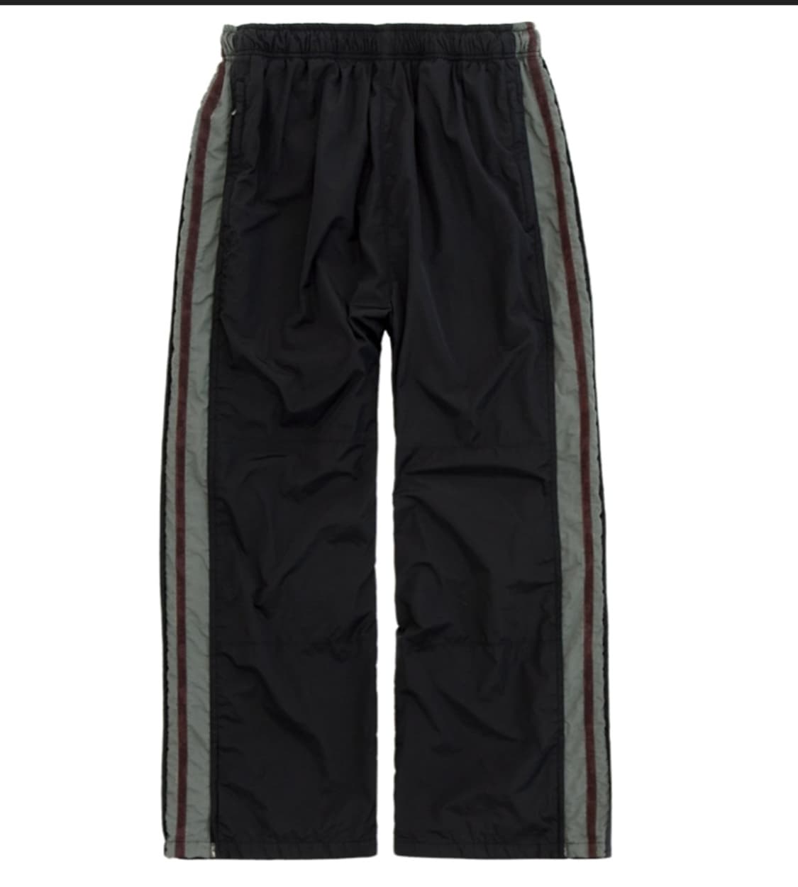 (4)폴리테루 올드스쿨 트랙팬츠 블랙/세이지 상품이미지1