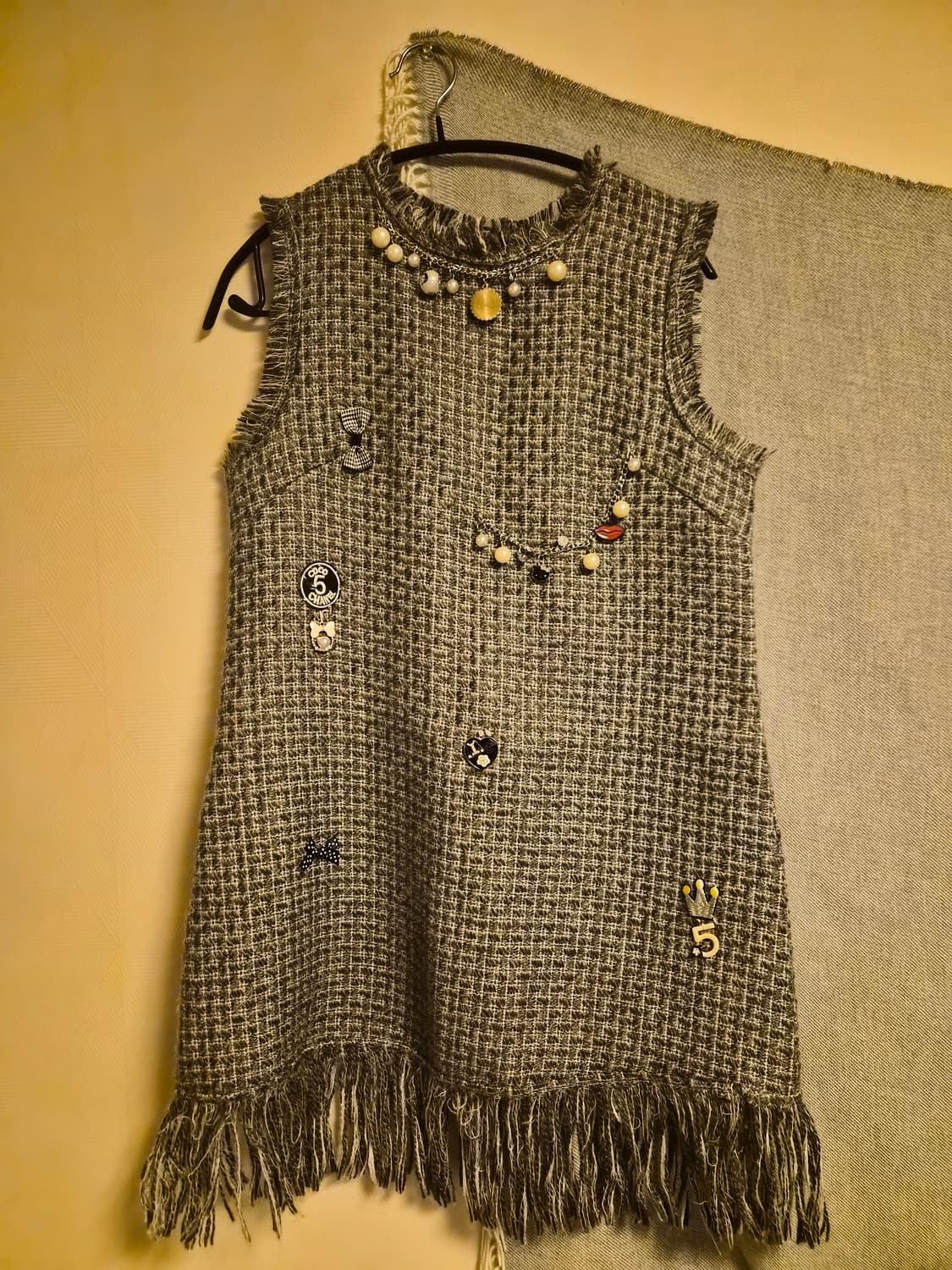 트위드 원피스 상품이미지1